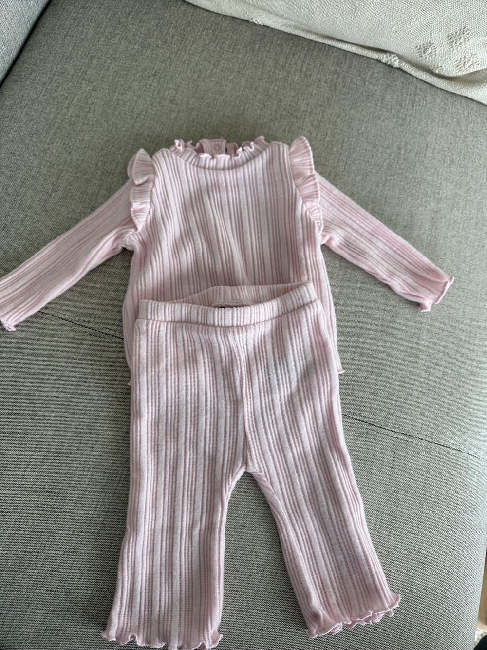 Old Navy Light Pink Ribbed Knit Matching Set